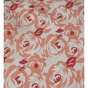 Jo-Ann Exclusive Cotton Fat Quarter 18x22 Pink & Red Floral Fabric Crafting Sewi